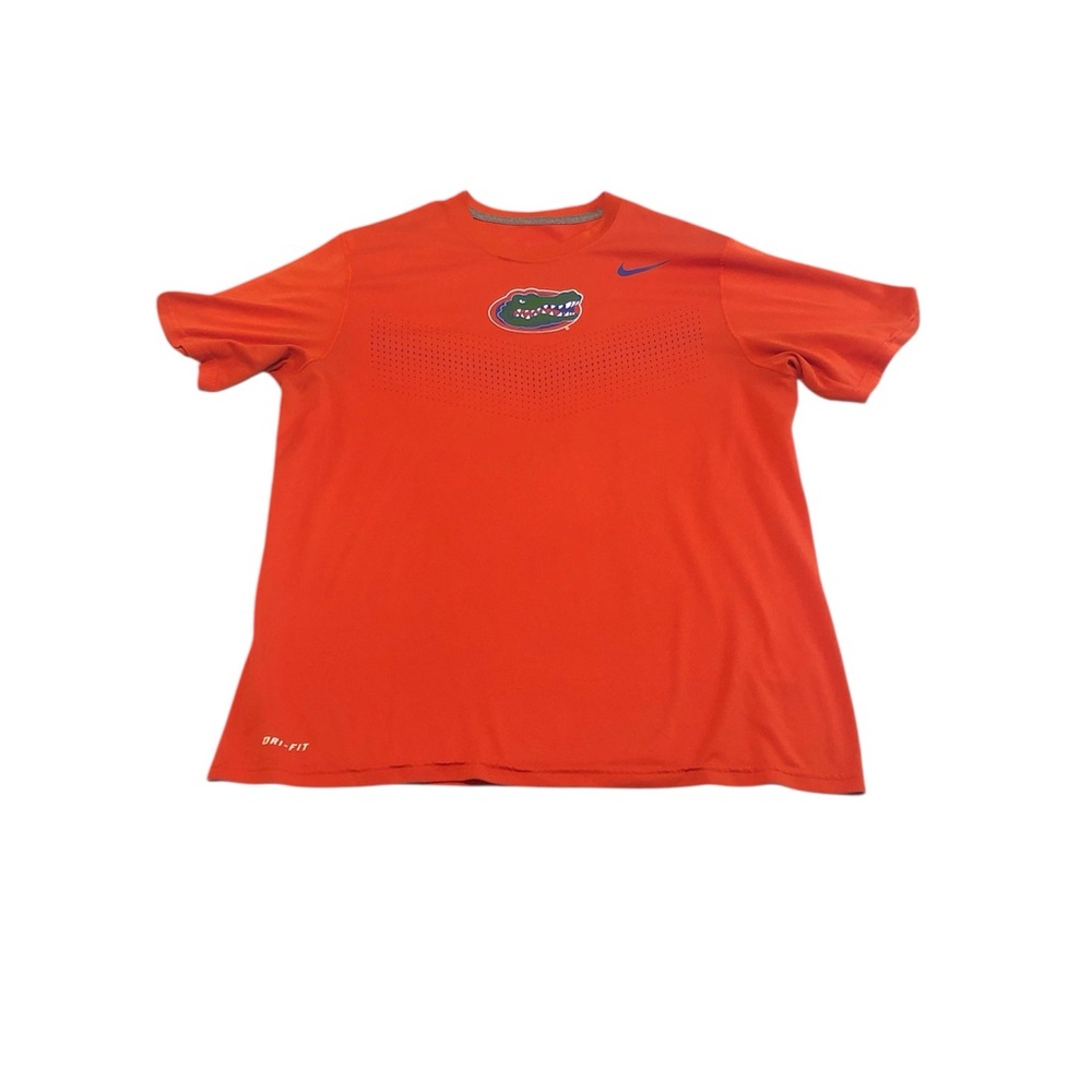 Nike Orange Dri-FIT Shirt with Gators Logo Men’s Size M